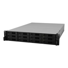 Synology RS3618XS Servidor NAS Rack 2U con Intel Xeon D-1521, 8GB RAM ampliable a 64GB y 12 Bahías Hot-Swap