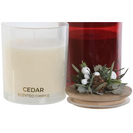 DKD Home Decor Vela Navidad Tradicional Rojo Blanco Cera y Cristal 8 x 12.5 x 8 cm (12 Unidades) Precio: 92.7899995. SKU: B1FN8LA3TJ