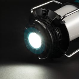 Makita MR009GZ Radio con Linterna de Batería 40V, LED, 300 lúmenes, Ion de Litio, Negro/Azul/Blanco