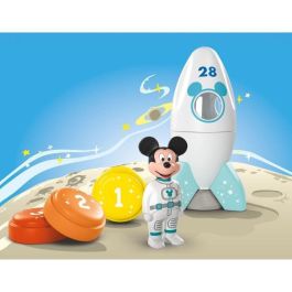 Playmobil 71771 Disney Mickey Mouse Set Aventura Espacial Cohete - Juguete para Bebés +12 Meses: Apila, Cuenta y Despega