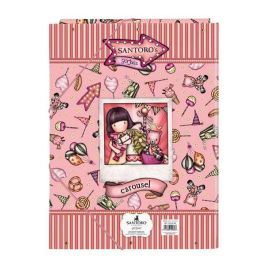 Safta Gorjuss Fairground Carpeta Folio de Cartón con Gomas y Solapas 335x260x25 mm