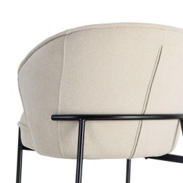 Sillón Beige Tejido-Metal 70 X 75 X 70 cm