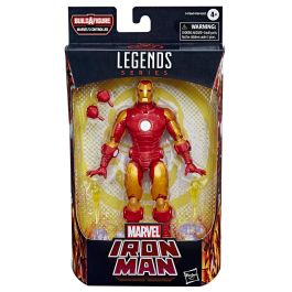 Hasbro Figura Marvel Legends Iron Man - Figura articulada de PVC 15 cm con cabeza y manos opcionales Hasbro Figura Marvel Legends Iron Man - Figura articulada de PVC 15 cm con cabeza y manos opcionales