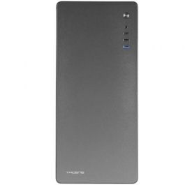 Tacens ENSIS 2ENSIS Caja Semitorre ATX Metálica Silenciosa con Ventilador FDB 120mm, USB 3.0 para PC Gaming, Negro/Blanco