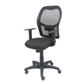 Silla Piqueras Y Crespo Alocen Brazos Regulables Mecanismo Sincro Refuerzo Lumbar Ruedas Parque Respaldo Malla Negra Transpirable Y Asiento Tapizado Bali Negro Precio: 220.95000026. SKU: S5703832