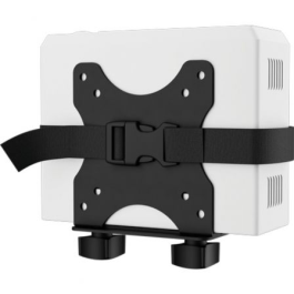 Fellowes 100136873 Soporte CPU Thin Client Negro para hasta 5kg, Montaje VESA, Columna o Debajo Escritorio