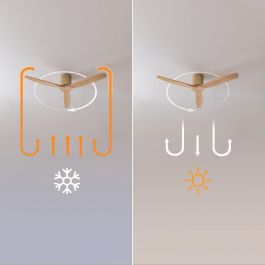 Ventilador de Techo Cecotec Aero 5400 Classic 40 W Ø 132 cm Dorado Madera