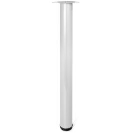 Herrajes Alk - Juego de 4 Patas Regulables para Mesa Fija Serie Vigo - Altura 60-71 cm - Gris RAL 9006