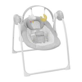 Badabulle Columpio Comfort Candy Swing Acolchado, Cojín Cabeza Morfológico, 5 Velocidades, Temporizador, 12 Melodías, Arco