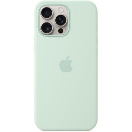Apple MDGY4ZM/A Funda Silicone con MagSafe para iPhone 16 Pro Max - Aguamarina - Protección Anticaídas y Antirrayones