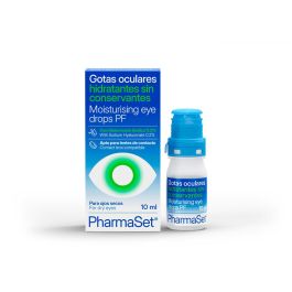 Pharmaset Gotas Oculares Hidratantes sin Conservantes con Hialuronato Sódico 0,2% para Lentes de Contacto 10 ml Pharmaset Gotas Oculares Hidratantes sin Conservantes con Hialuronato Sódico 0,2% para Lentes de Contacto 10 ml