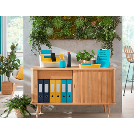 Bandeja Sobremesa Leitz Cosy Azul Set De 2