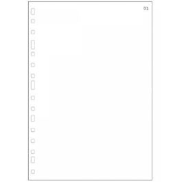 Finocam Recambio Multitaladro Liso Folio 3016 100 Hojas Lisas Foliadas con 16 Taladros Formato DIN A4 Precio: 6.50000021. SKU: B1HNX73AVX