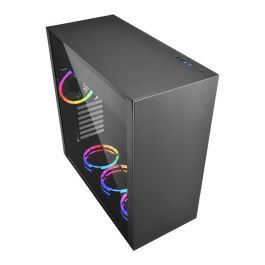 Sharkoon Pure Steel ARGB ATX/E-ATX Midi Tower PC Negro Vidrio Templado