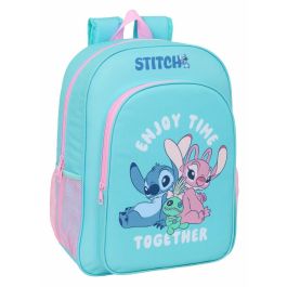Safta Mochila adaptable a carro Stitch 33x42x14cm para niños a partir de 3 años