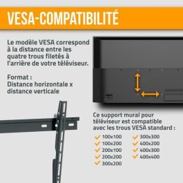 Nanook AUC8712285345340 Soporte de pared inclinable para televisores LCD y (O)LED de 32 a 55 pulgadas - Negro Nanook AUC8712285345340 Soporte de pared inclinable para televisores LCD y (O)LED de 32 a 55 pulgadas - Negro