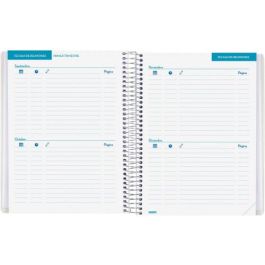 Finocam Libreta de Reuniones Docente Espiral 4º Tapas Personalizables con Papel Reciclado