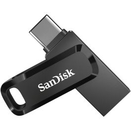 SanDisk Memoria USB 3.1 Tipo C 512 GB, Velocidad lectura 150 MB/s, Compatible USB On-The-Go, Incluye llavero