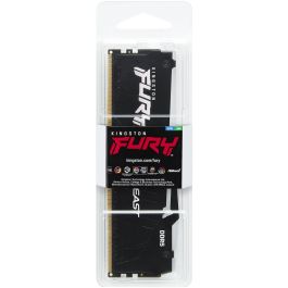 Kingston FURY Beast RGB CL36 DIMM 16GB 5600MT/s DDR5, Latencia CL36, 1 x 16 GB, 288-pin DIMM para PC