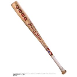The Noble Collection Réplica Bate de Béisbol Harley Quinn Escuadrón Suicida 80 cm Madera Alta Calidad con Caja Ventana