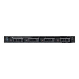 Dell PowerEdge R250 Servidor 1U Xeon E-2334, Rack 1U, 16GB RAM, 1x 2TB HDD, 4 Bahías Hot-Swap, Negro
