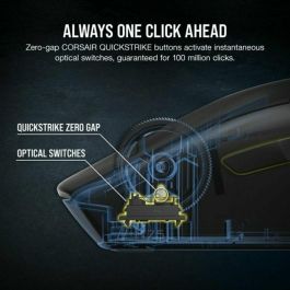 Corsair COR1716021245643 M75 Wireless Ratón inalámbrico para juegos, ambidiestro, RGB