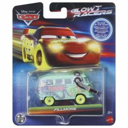 Mattel MATHTK45 Set de Minivehículos de Coches de Fundición a Presión que Brillan en la Oscuridad 1:55