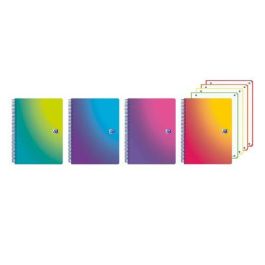 Bloc Oxford School Eu.Book 4 Gradient Micro.Tapa Pp A5+ 120H Cuadric.5X5 90G Surtido (4 Col.) (Set de 5) Precio: 26.49999946. SKU: B1G79Z8SQP