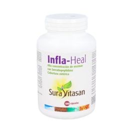 SURA VITASAN Infla Heal 180 Cápsulas con Enzimas, Zinc para Huesos y Sistema Inmunitario Precio: 40.6899999. SKU: B1FFR8RXW7
