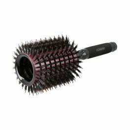 Lussoni Cepillo para Pelo Redondo NATURAL STYLE 65 mm. Cerdas Mixtas Jabalí y Nailon, Revestimiento Cerámico Ventilado para Brillo y Volumen