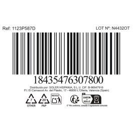 La Mediterranea Set 4 Vasos Chupitos 63 ml Colección Phasai Rio - Vasos de Chupito ø5x6 cm (24 Cajas)