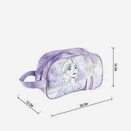 Cerdá Neceser de Aseo de Viaje Disney Frozen II Elsa, 100% Poliéster, Niñas 3-12 Años, Color Lila