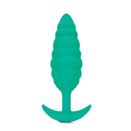 Plug Vibrador Anal B-Vibe Twist Texture Verde