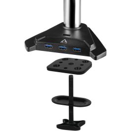 ARCTIC Z2 Pro (Gen3) Soporte de Escritorio para 2 Monitores hasta 34" (86cm) 15kg Negro con 4 Puertos USB