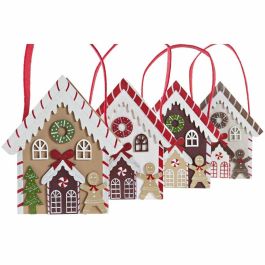 Decoracion Colgante Navidad Tradicional DKD Home Decor Blanco Marron 7 x 15 x 13 cm (4 Unidades) Decoracion Colgante Navidad Tradicional DKD Home Decor Blanco Marron 7 x 15 x 13 cm (4 Unidades)