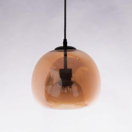 Lámpara Colgante Hialeah SKD-P80005 de Cristal y Metal, Diseño Clásico Años 20 Esférico Azulado, Compatible LED E27 Precio: 29.99000004. SKU: B1A4DLRNRN