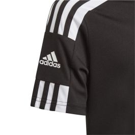 Camiseta de Fútbol de Manga Corta para Niños Adidas Squad 21 Negro M