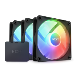 NZXT RF-C12TF-B1 F120 RGB Core Triple Pack - Ventilador 12 cm, 1800 RPM, 78.86 cfm, Negro, 3 piezas Precio: 55.50000049. SKU: B14VJZYLH6