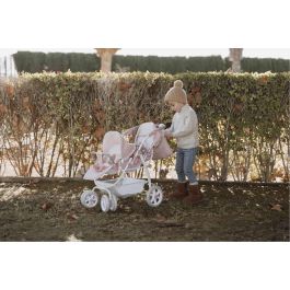 Muñecas Arias Coche Gemelar Universe 45x70x73 cm con Bolso