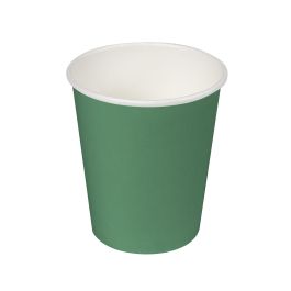 Set de 24 vasos de cartón verde 200 cc Algon (36 Cajas) Set de 24 vasos de cartón verde 200 cc Algon (36 Cajas)