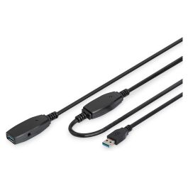 Digitus Cable de Extensión Activo USB 3.0, 15m, Negro (Ver. USB 3.2 Gen 1, 5 Gbit/s) Precio: 92.50000001. SKU: B14JJWE8BR