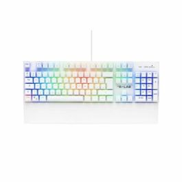 The G-Lab Teclado Gaming KEYZ RUBIDIUM Mecánico (Interruptor Rojo) Reposamuñecas RGB Con Cable Azerty Blanco Precio: 77.69000052. SKU: B18EC82T7F