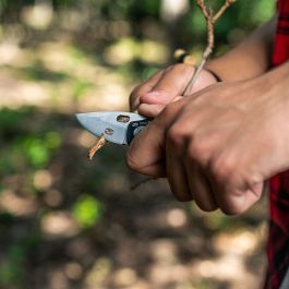 True Navaja Jacknife TU576K Pequeña Robusta y Resistente Acero Inoxidable de Bolsillo Plegable