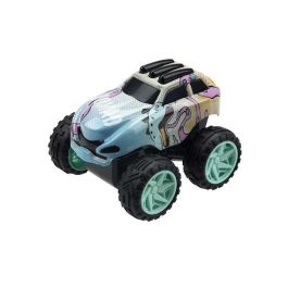 Bizak Exost Jump Pack Inicio Coche Acrobático a Fricción sin Pilas con Rampa de Lanzamiento