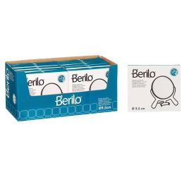 Berilo Espejo Doble Aumento de Maquillaje Redondo de 9.5 cm de Diámetro para Baño y Tocador, Marco Metálico Negro (24 Unidades) Berilo Espejo Doble Aumento de Maquillaje Redondo de 9.5 cm de Diámetro para Baño y Tocador, Marco Metálico Negro (24 Unidades)