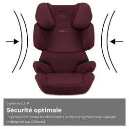 CYBEX CYB4063846375219 Silla de Coche Solution X i-Fix Rumba Red, 3-12 Años