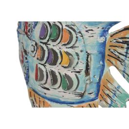 DKD Home Decor Decoracion Mediterraneo Azul Multicolor 6 x 14 x 17 cm (4 Unidades)