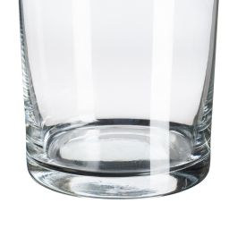 Jarrón Cilíndrico Cristal Decoración 10 X 10 X 30 cm