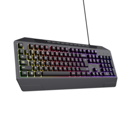 Trust Gaming Teclado Gaming GXT 836 EVOCX - Anti-Ghosting 25 Teclas, Iluminación RGB, Teclas Multimedia, 24998