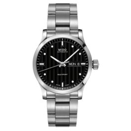 Reloj Hombre Mido MIDO-M0058301105100 Negro Plateado (Ø 38 mm) Precio: 1030.94999953. SKU: B13VP5ANXP